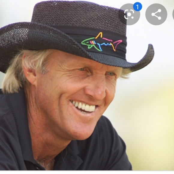 greg norman black hat
